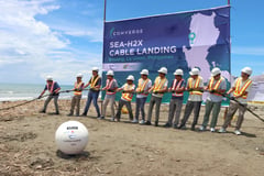 Converge capacity boost from cable system landing