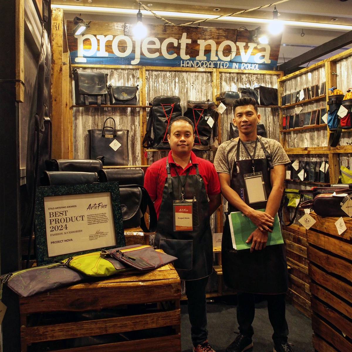 By repurposing kayaks into bags, Project Nova not only reduces waste but also supports local artisans in the community.