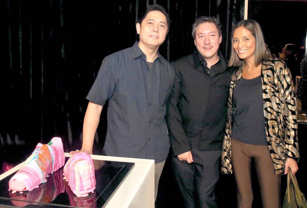 Dr. Marty Alikpala, Carlo Calma and Celine Lopez.