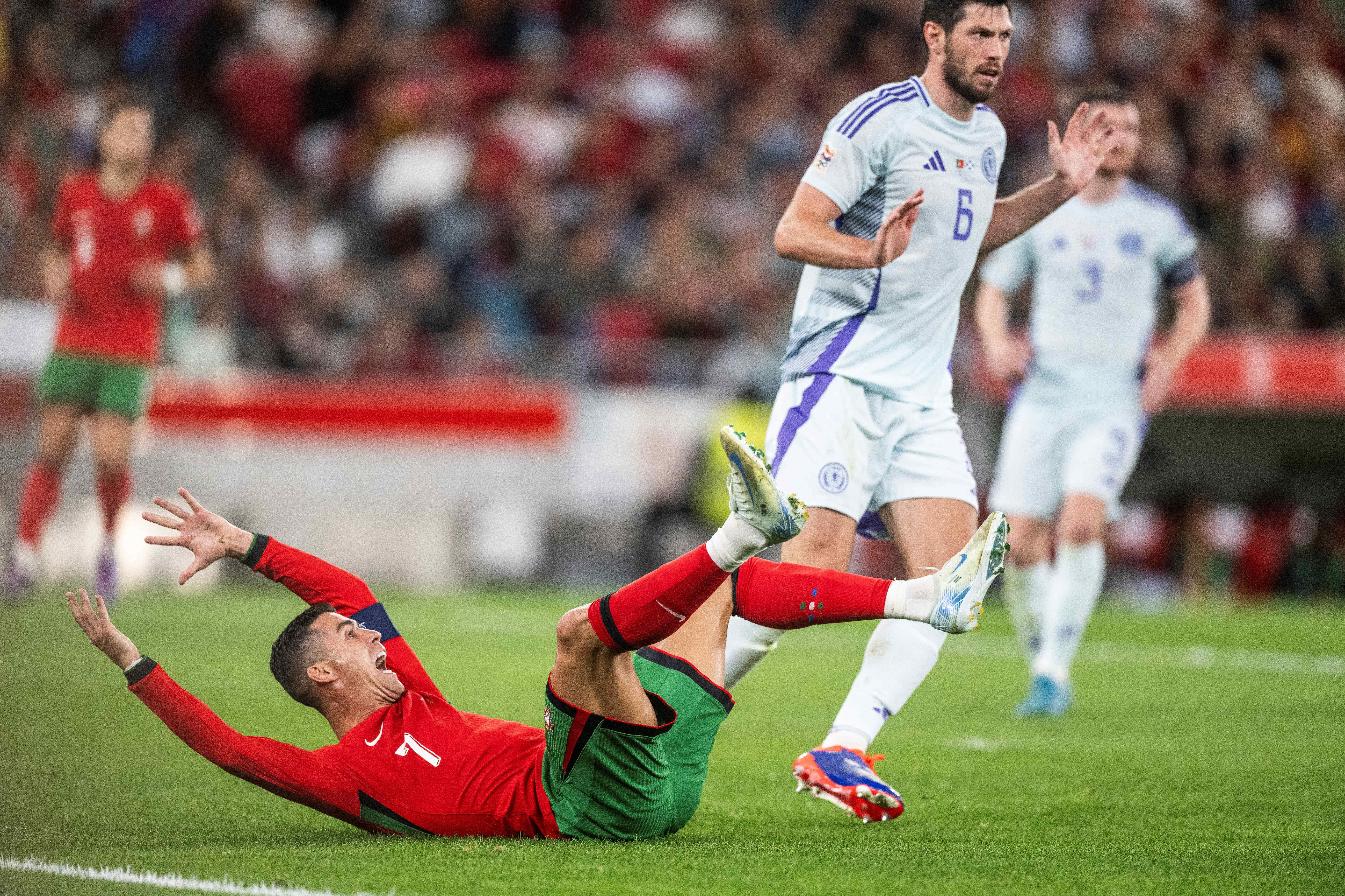 Ronaldo strikes late, lifts Portugal past Scotland
