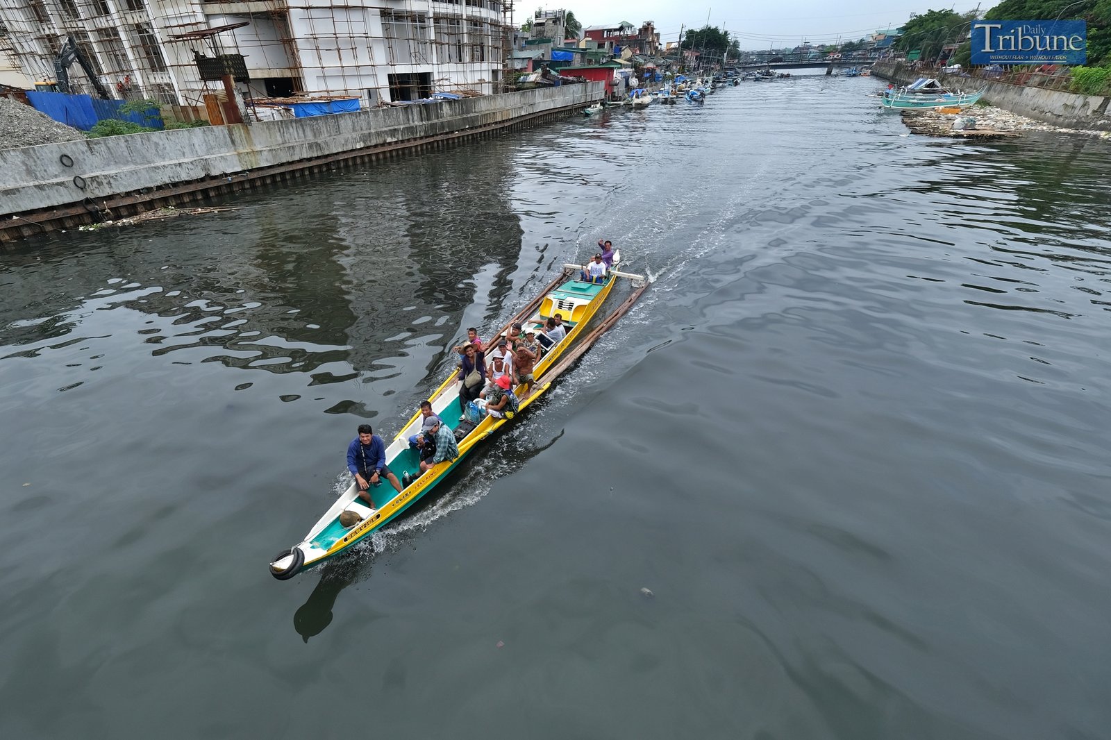 Boats on Navotas river