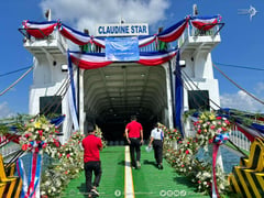 Shipping company bars media in inauguration
