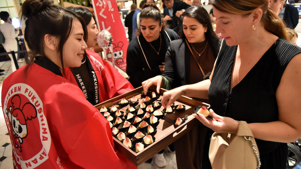 Peaches from Japan’s Fukushima region sold at Harrods