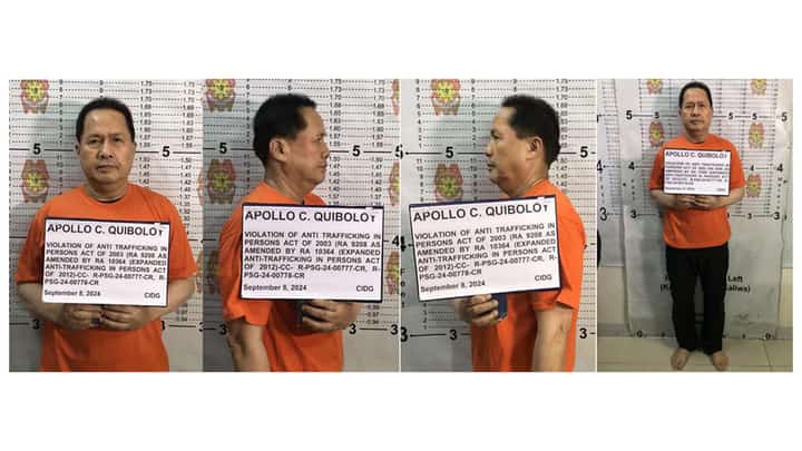 MUGSHOTS of Kingdom of Jesus Christ leader Apollo Quiboloy following his surrender.