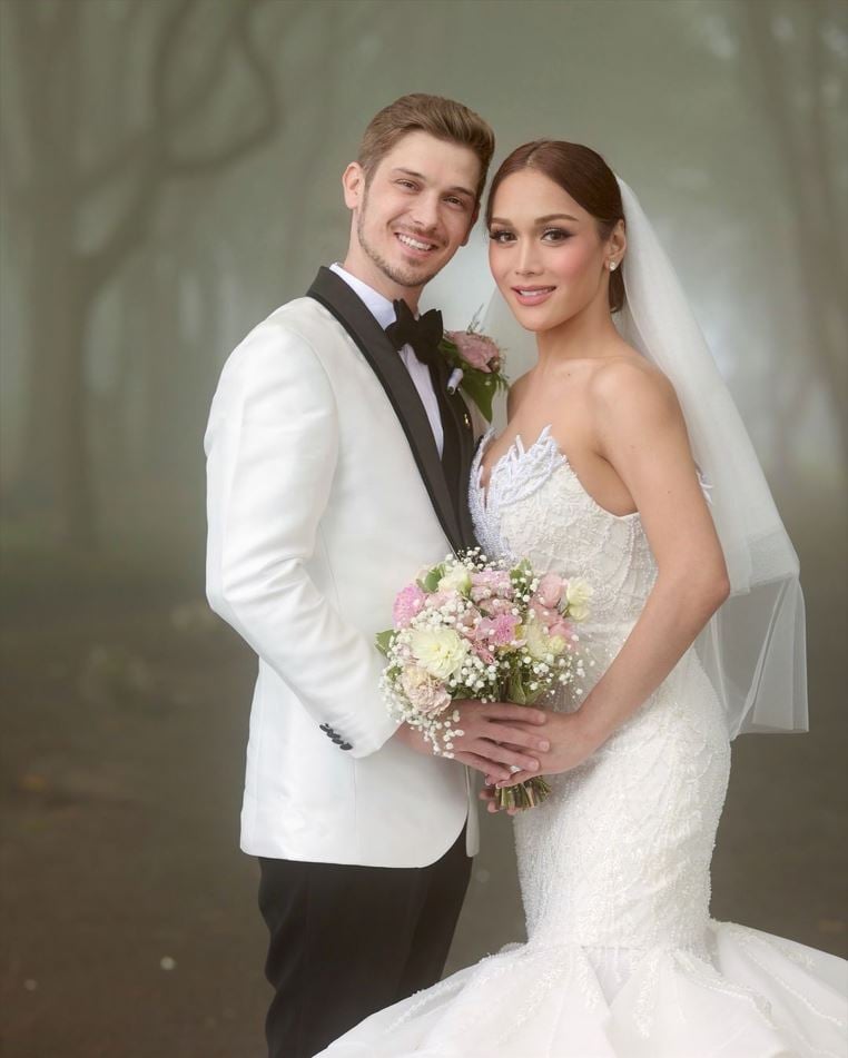 NEWLYWEDS Luke and Jervi Wrightson.
