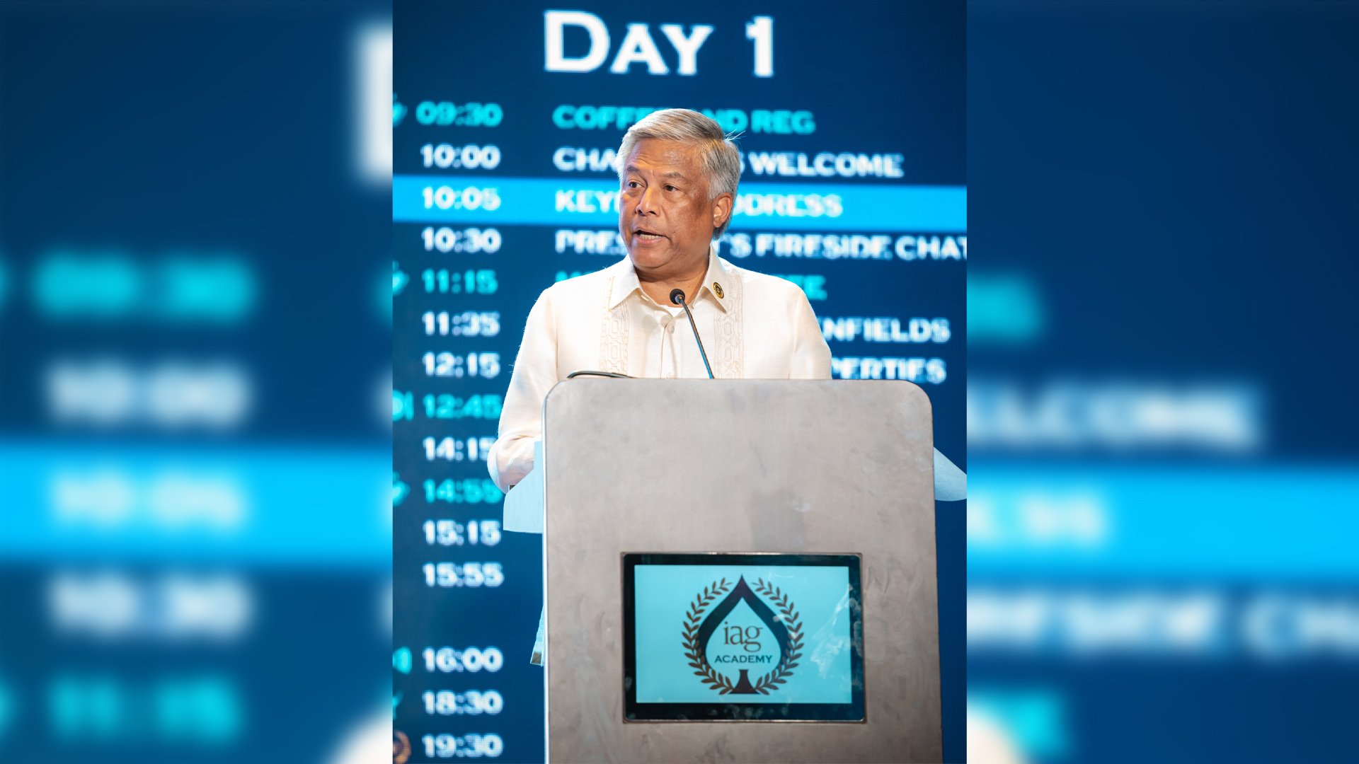 PAGCOR chairperson and CEO Alejandro Tengco