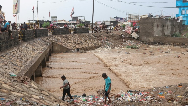 Children swept away