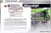 LTO summons vlogger rider over violations
