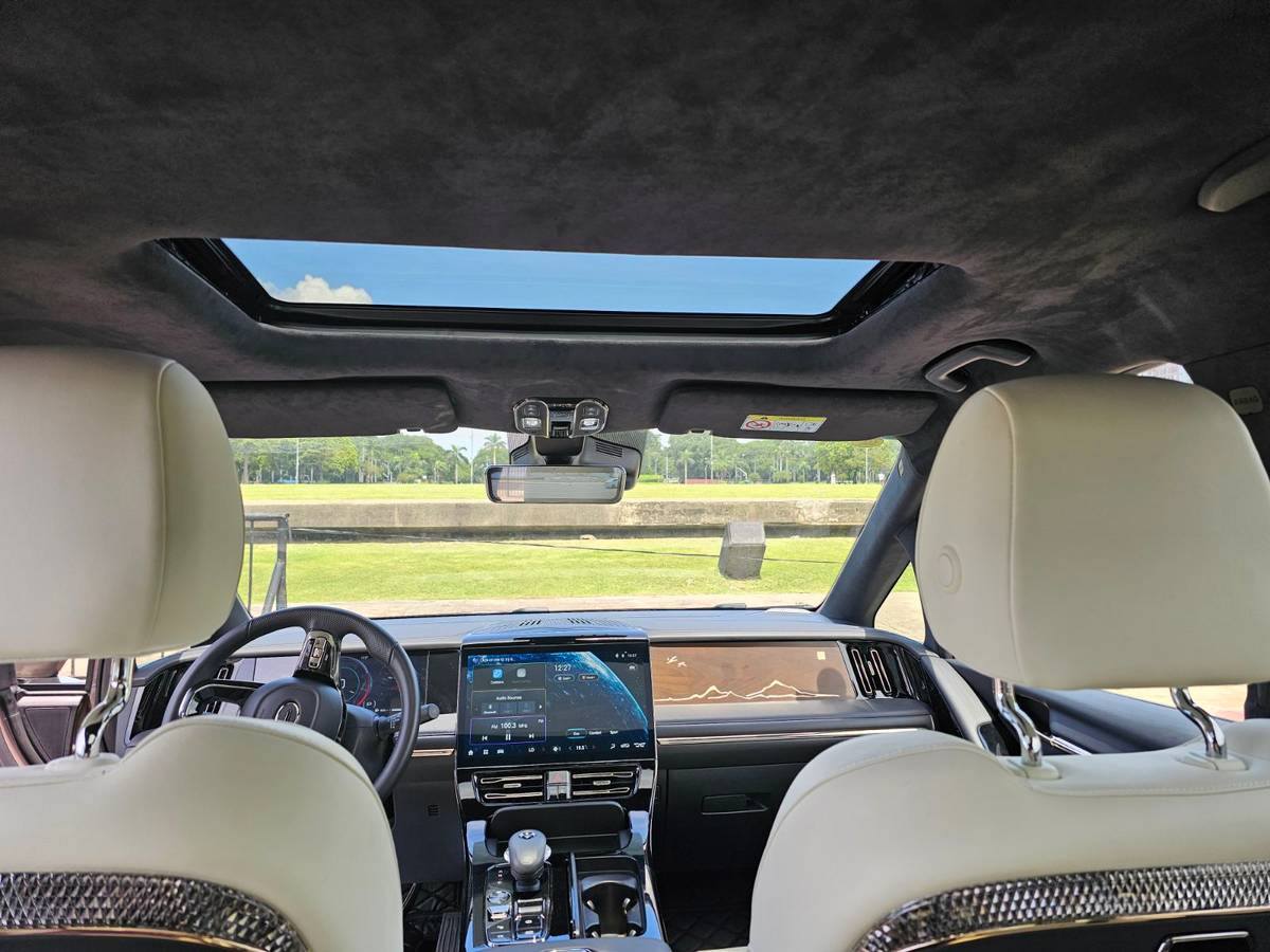 LUXURIOUS interior.