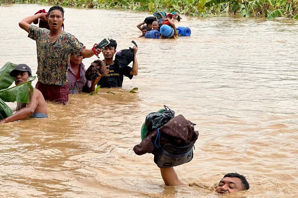 Storm, flooding death toll in Myanmar jumps to 74