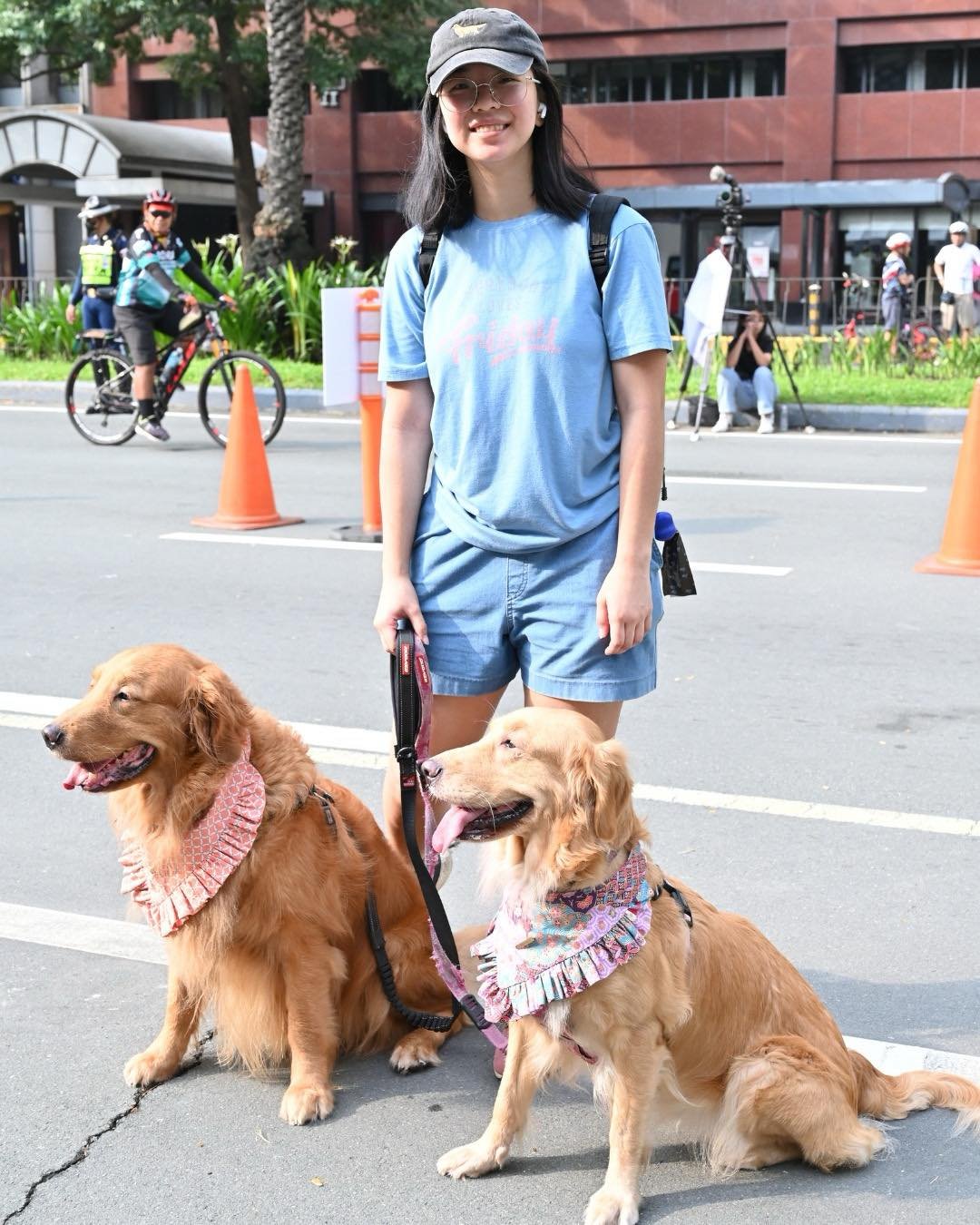 ENJOY leisurely strolls with your furbabies.