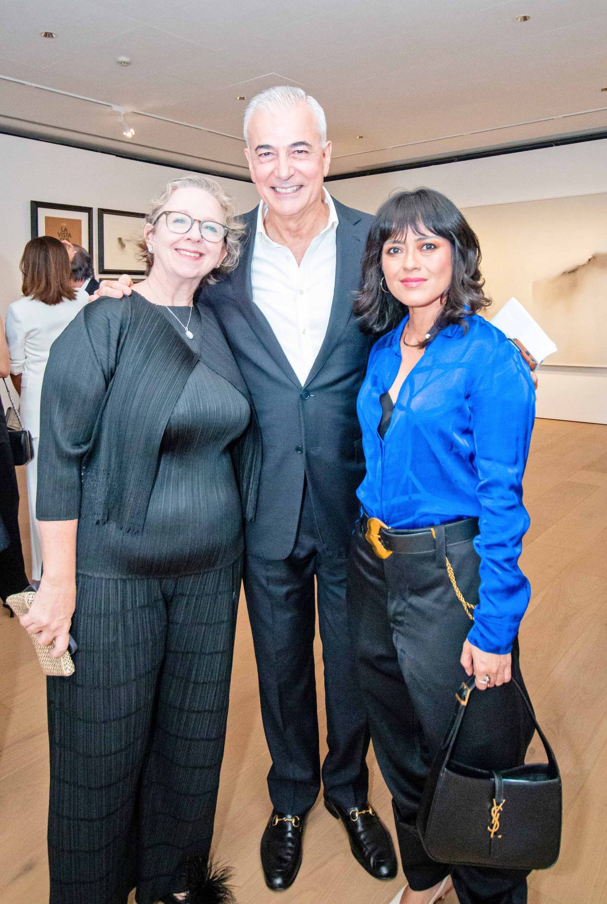 Denise Weldon, Fernando Zobel de Ayala and Wawi Navarroza.