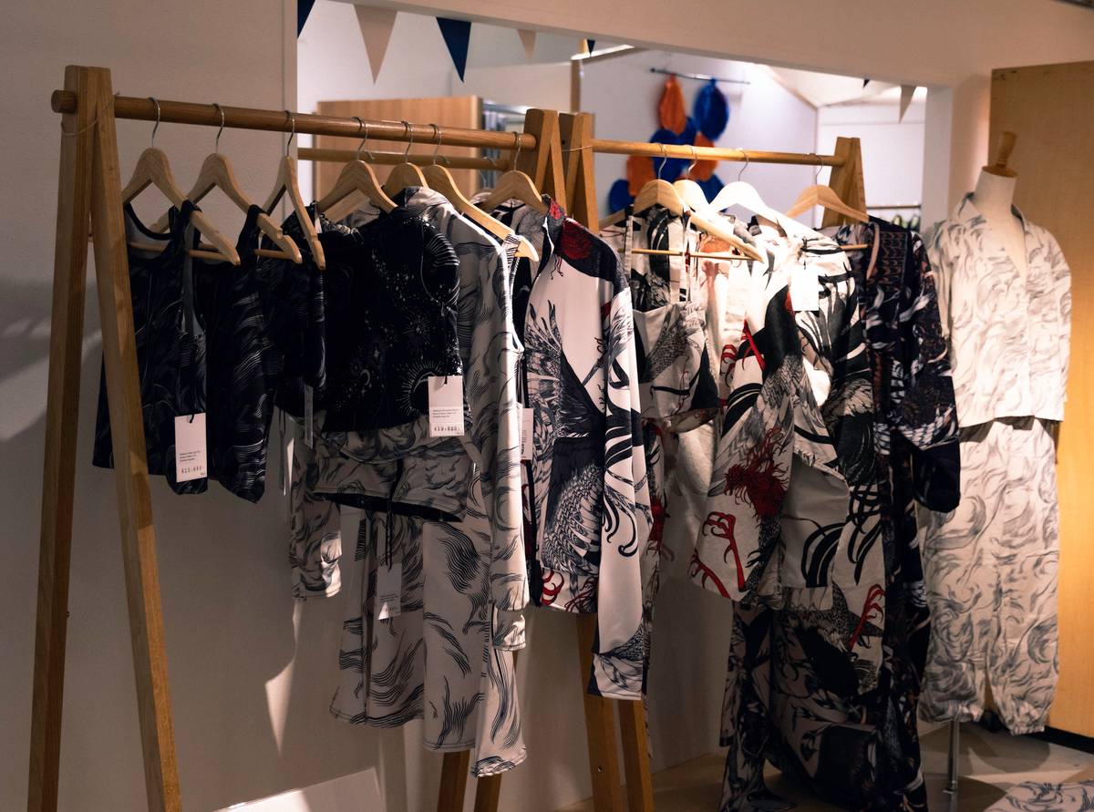 Athleisure line by Feanne, featuring motifs from Philippine Flora and Fauna.