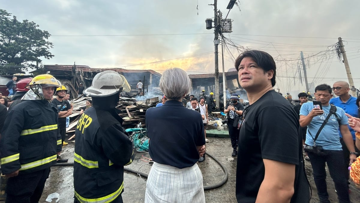 BREAKING NEWS: Mayor Lacuna nanguna sa pagtugon sa sunog sa Tondo