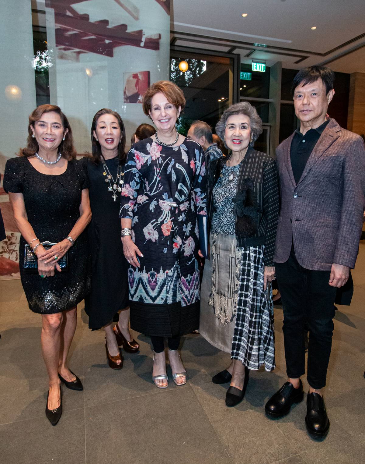 Marivic Vasquez, Cedie Vargas, US Ambassador MaryKay Carlson, Maritess Pineda and Jose Mari Treñas.