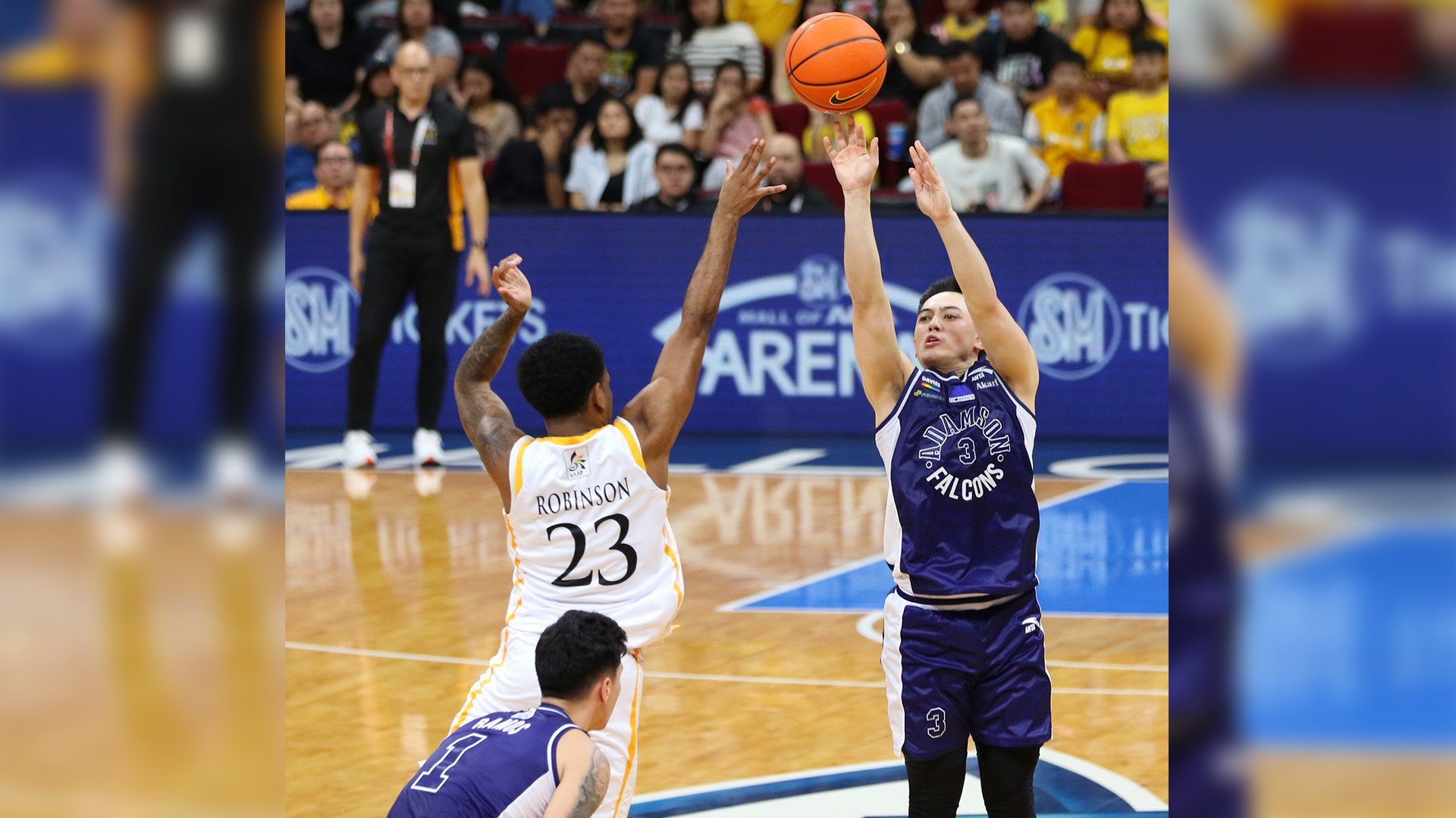 BACK ON TRACK: Falcons cage Tigers, 69-56
