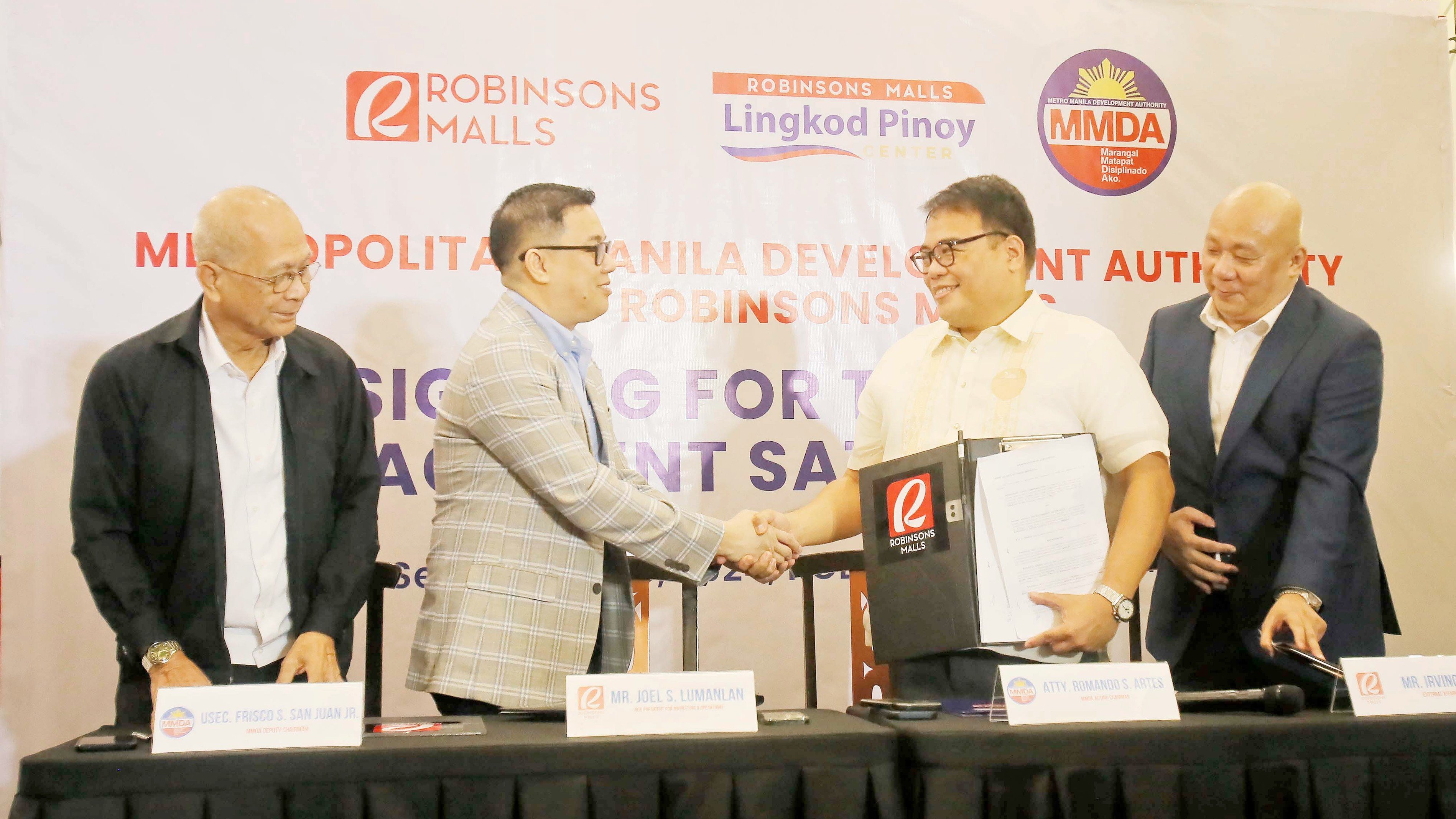 MMDA, RLC ink satellite office pact