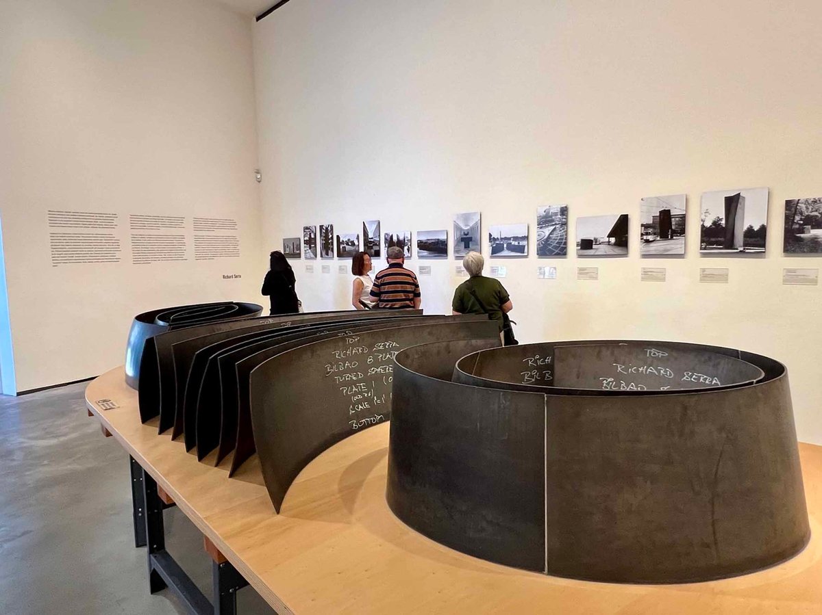 Miniature versions of The Matter of Time exhibit.