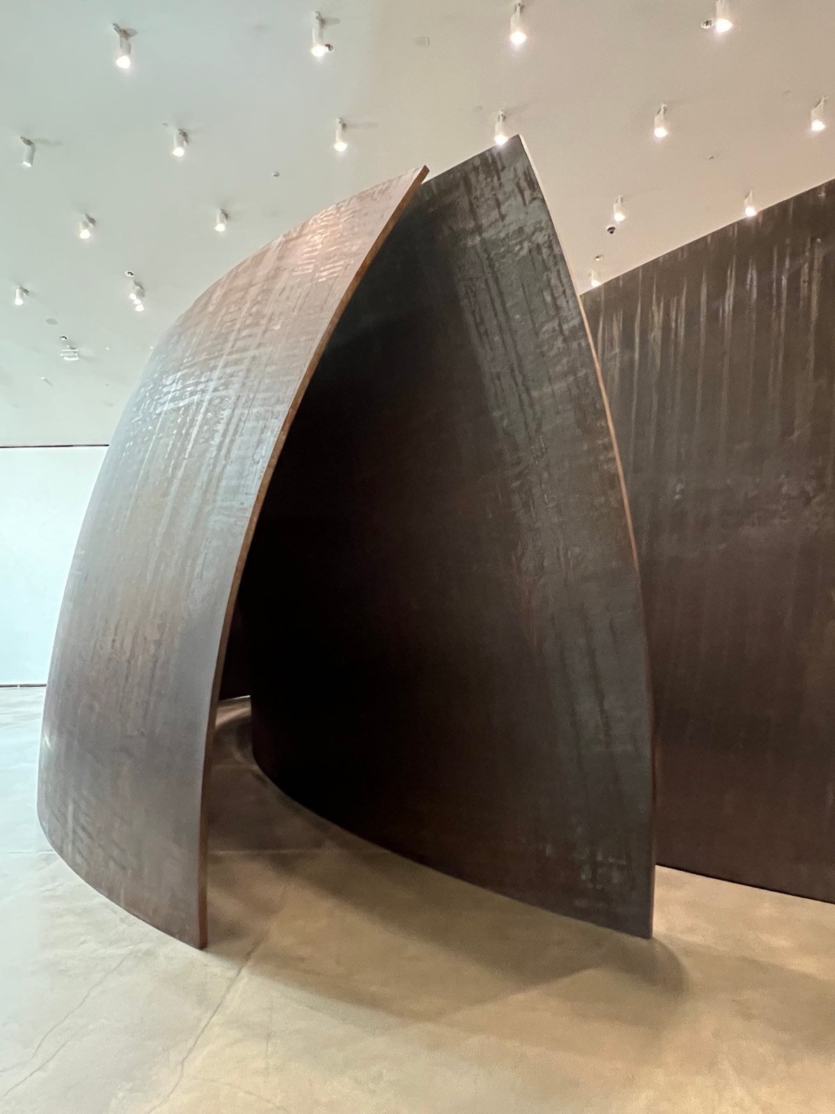‘Between the Torus and the Sphere’ (2003-2005) by Richard Serra.