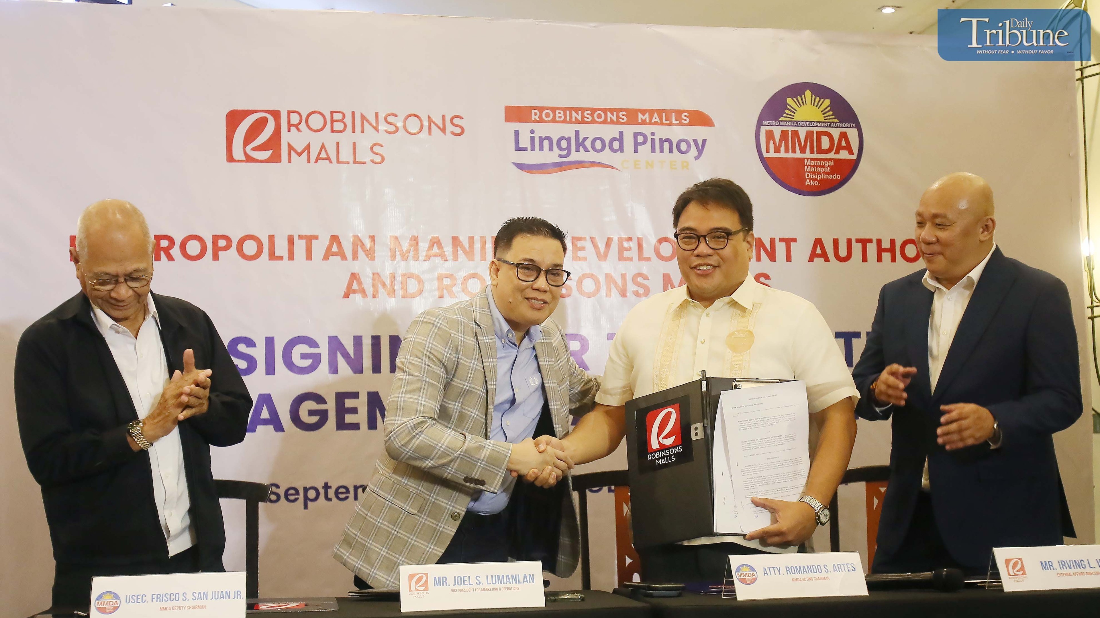 Robinsons MMDA MOA