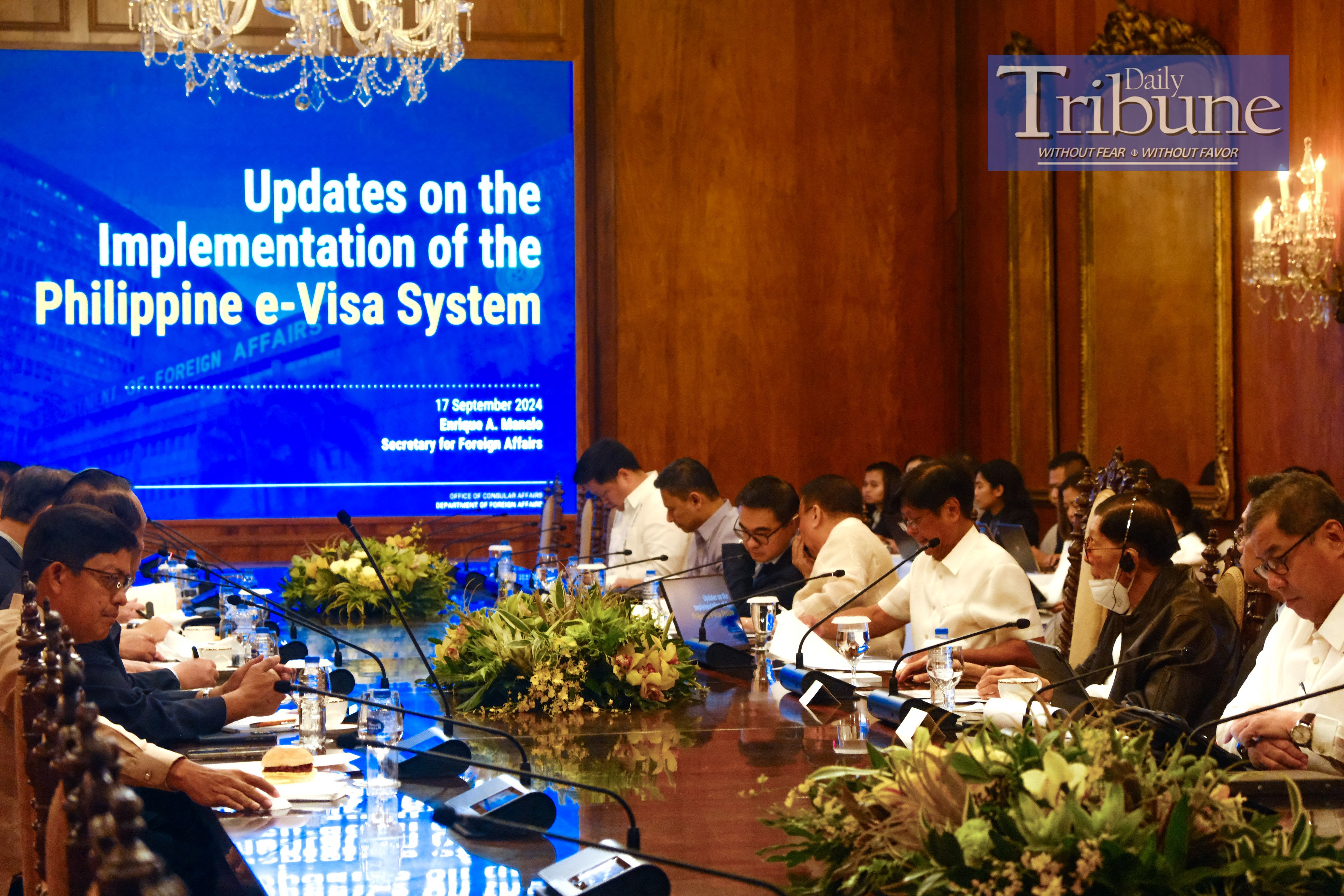 Marcos leads sectoral meeting on Phl E-visa and DOH updates