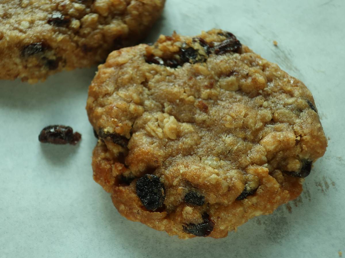 California Raisin Oatmeal Cookies.