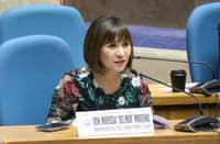Rep. Marissa Magsino of the overseas Filipino workers (OFW) Partylist