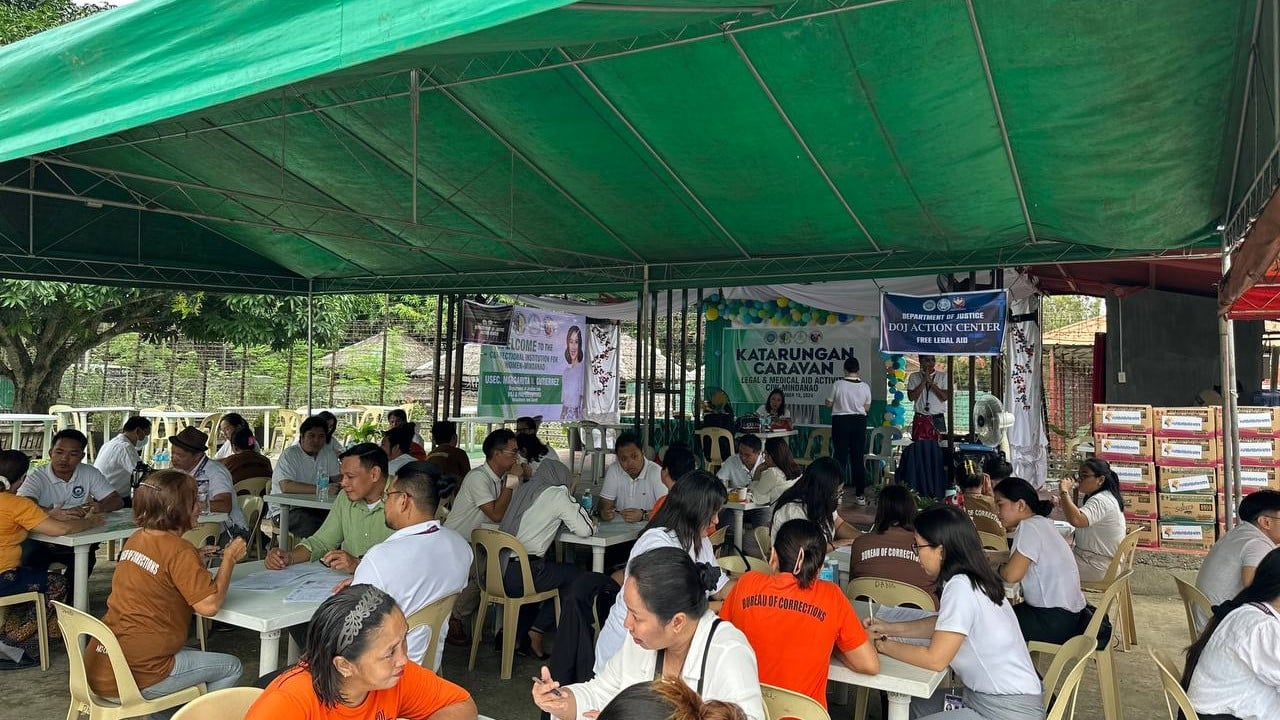 DoJ caravan serves 611 Davao PDLs