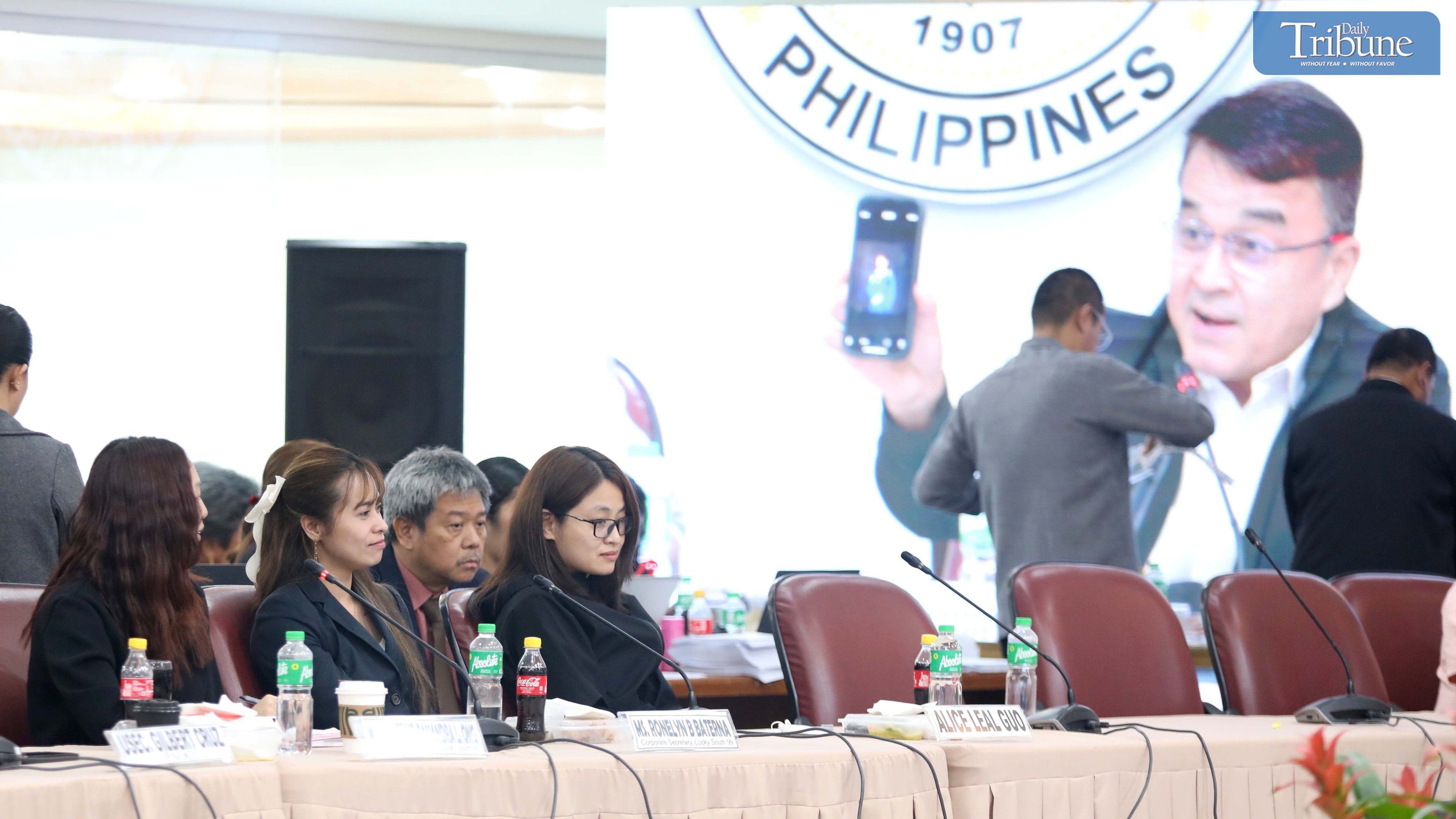 Cassandra Ong attends Quad Committee hearing