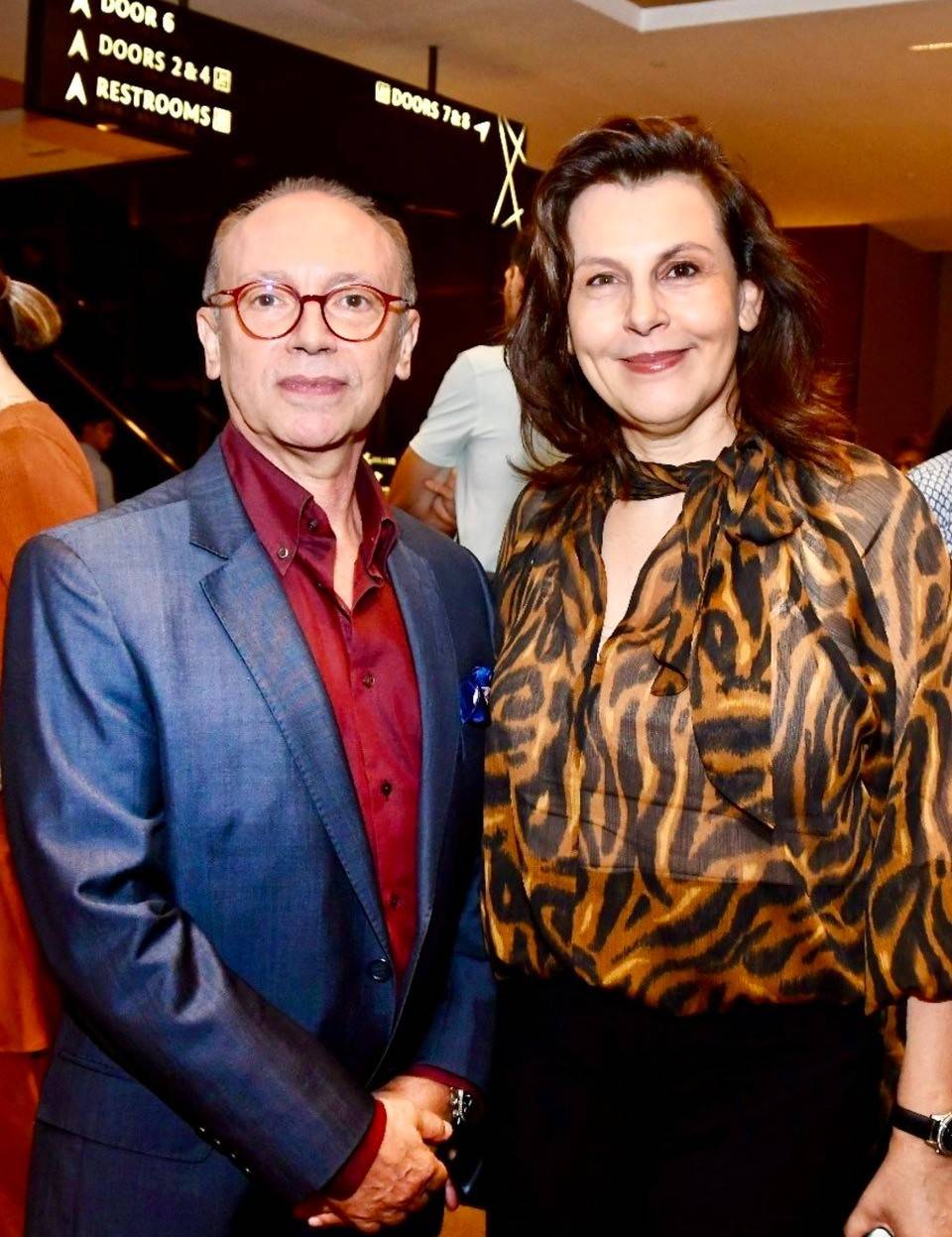 Morocco Ambassador, Mohammed Rida El Fassi and Madame Monia El Fassi.