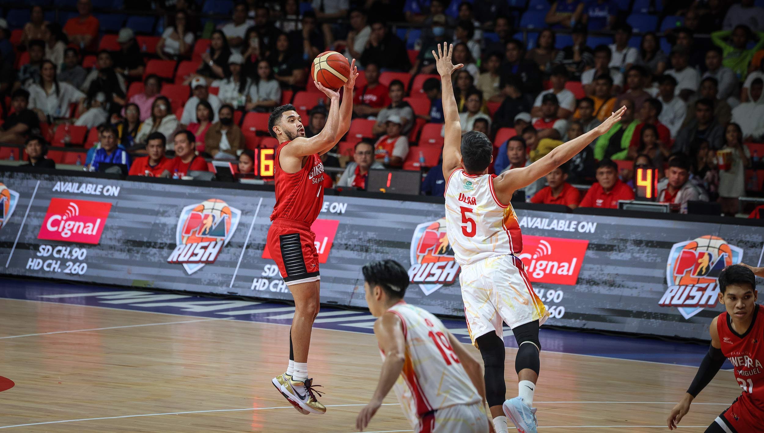 RJ Abarrientos is living up to the hype after leading Barangay Ginebra to a 112-96 win over Phoenix in the PBA Governors’ Cup late Wednesday.