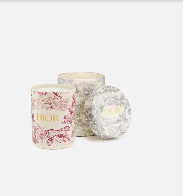 Christian Dior Hortensia Grenat scented candle.
