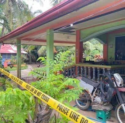 LOOK: The Gacott family residence in Barangay Cambian, Agutaya municipality, northern Palawan. Emmanuel Gacott, a municipal election officer, and his wife Frenie, were found dead in this house early Saturday morning.