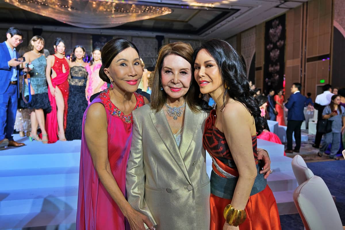 Monthip ‘Bee’ Upatising, wife of the former Ambassador of Thailand to the Philippines, Honorary Consul of Angola and BDWP chairperson Helen Ong and Ching Cruz.