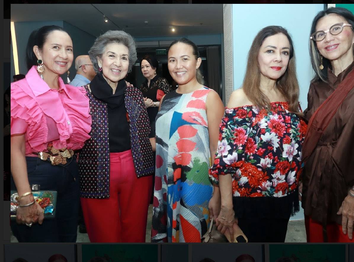 Mia Borromeo, Maritess Pineda, Ayni Nuyda, Mayenne Carmona and Lulu Tan-Gan.