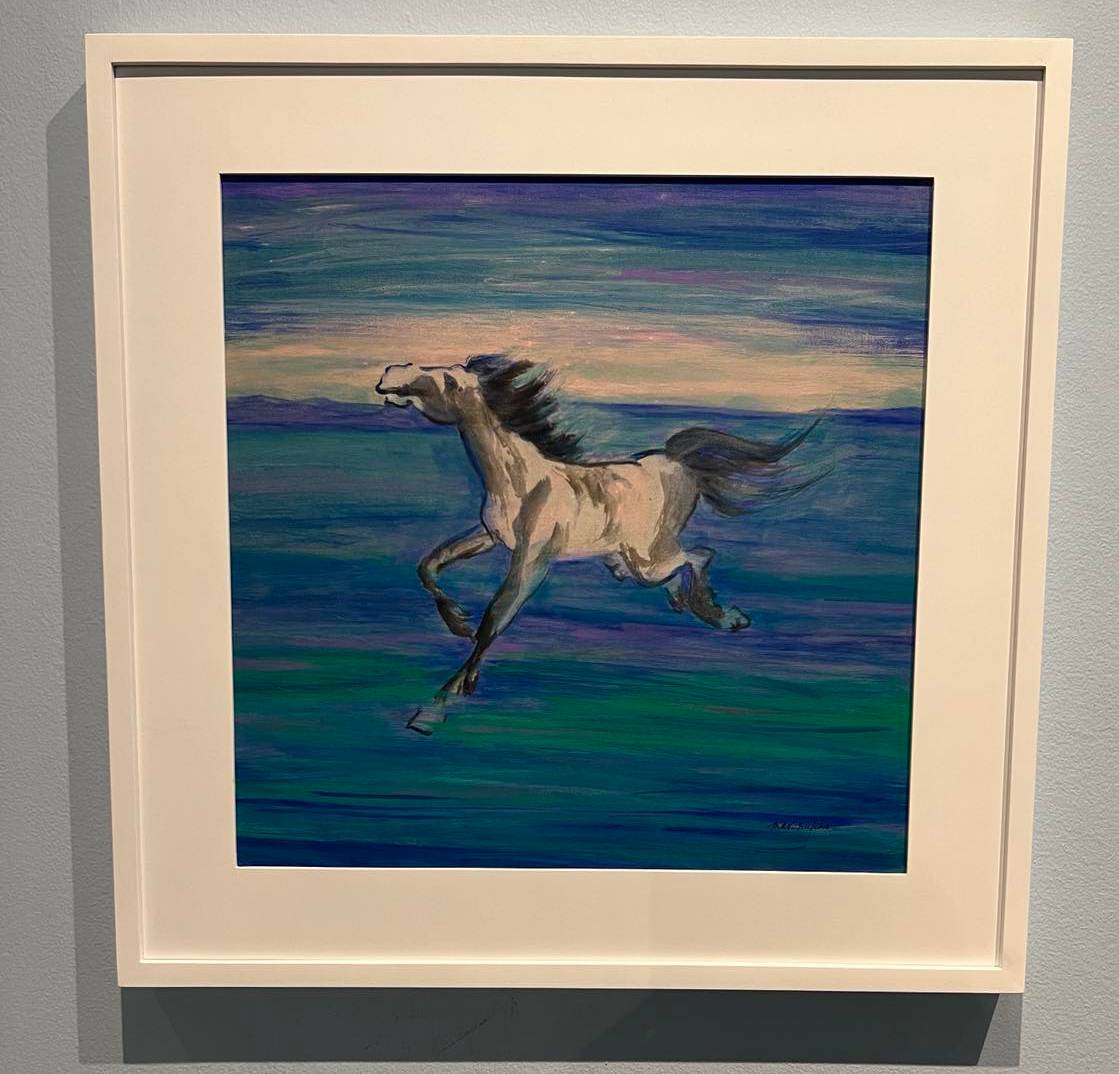 ‘Exuberance (Aegean Sea) (2024)’ by Marivic Rufino.