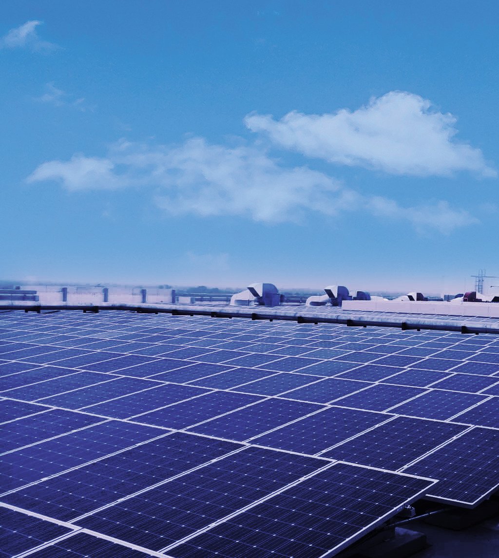 Solar panels are installed across many SM Malls.