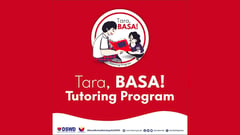 Tara, Basa! tutors, youth workers receive aid