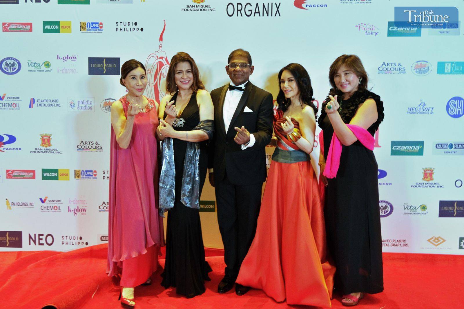 From left: Monthip 'Bee' Upatising, wife of the former Ambassador of Thailand to the Philippines; Chingkee Mangcucang, DT Executive Director for Events and Promotion, His Excellency Dato' Abdul Malik Melvin Castelino, Ambassador of Malaysia to the Philippines; Ching Cruz, Pacific Cebu Resorts; and Mina Tachimura, President and CEO of Premium Sky.