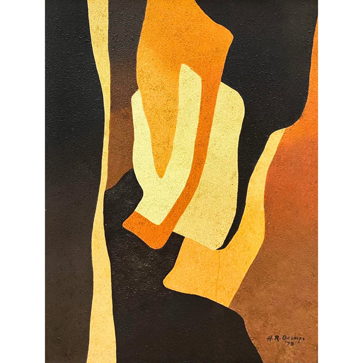H.R. Ocampo’s untitled abstract sold for P2,803,200.