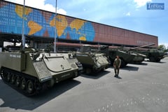 MILITARY ASSETS ON DISPLAY AT WORLD TRADE CENTER 