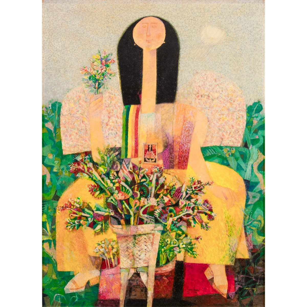 Mauro Malang Santos’ Woman from 1992 sold for P26,864,000, a new auction record for the artist catapulting him to the top ranks of the masterpiece market.