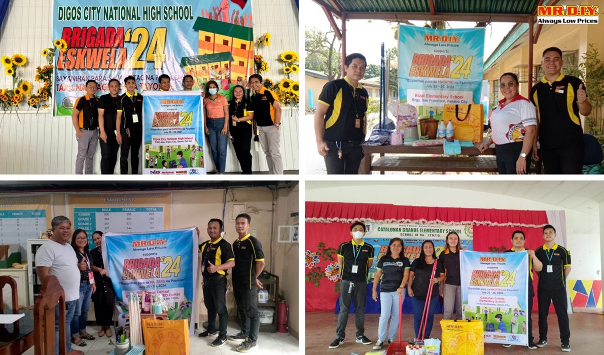 MR.DIY supports Brigada Eskwela 2024
