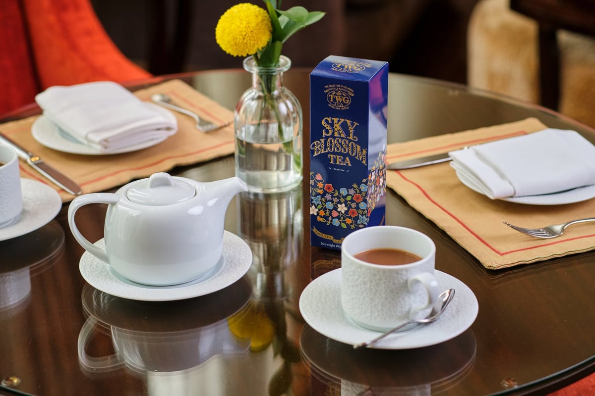 Sky Blossom Tea.