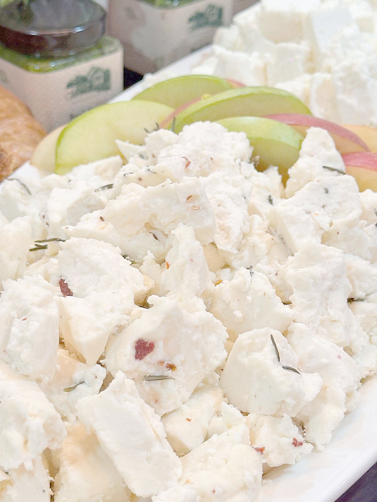 CREAMY and tangy tricolor Feta cheese.
