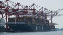 New York area port prepares for possible U.S. strike disruption