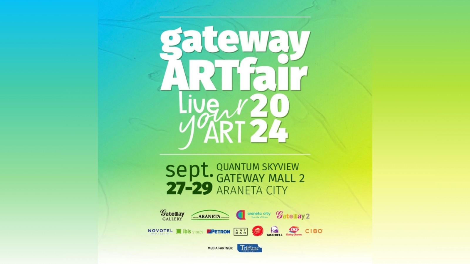 Araneta City's Gateway Art Fair returns this weekend, bigger and better in its third year!