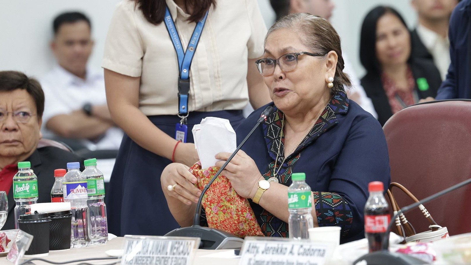 former Education Undersecretary Gloria Mercado