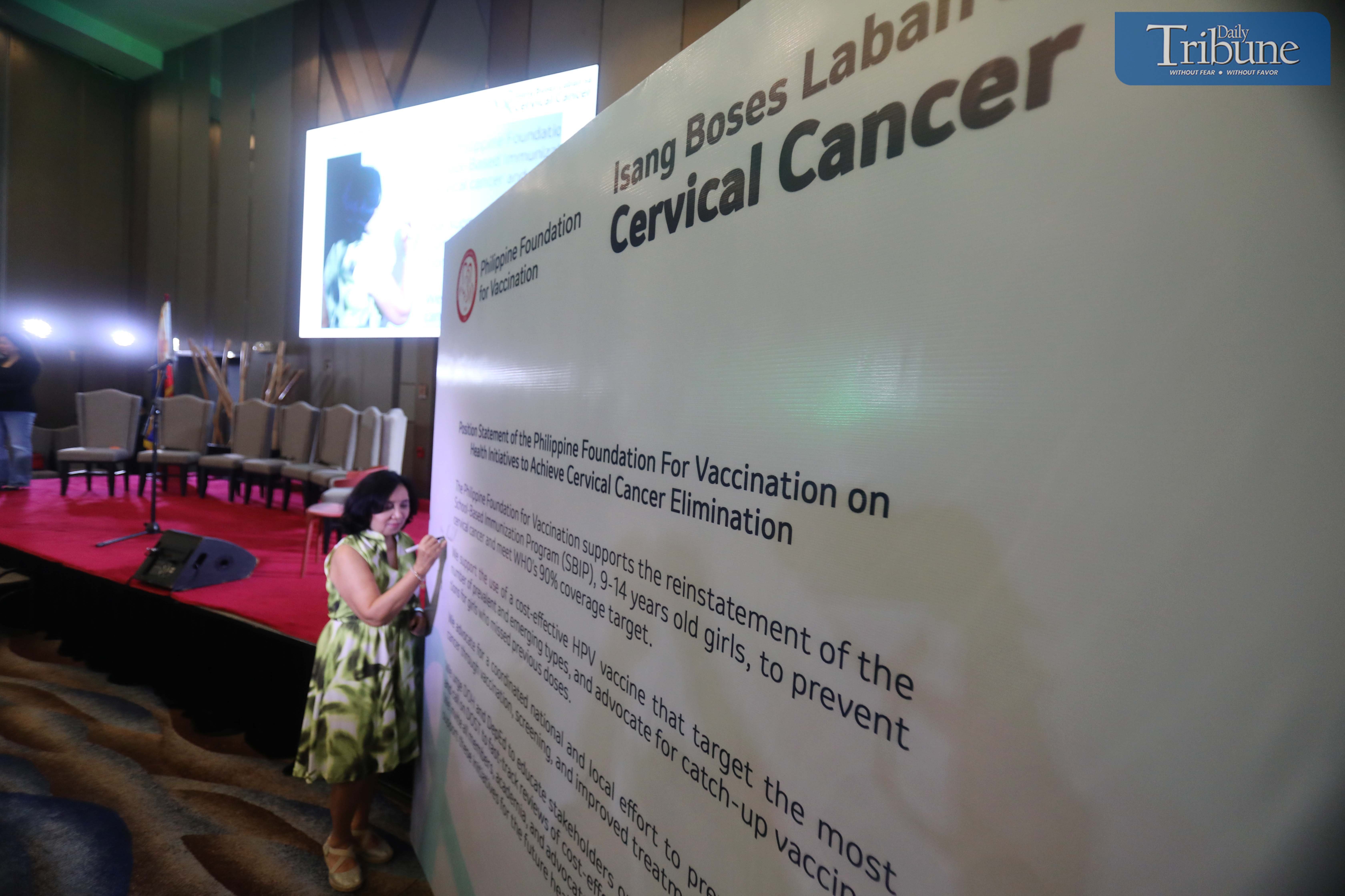 SUPPORT CERVICAL CANCER ELIMINATION