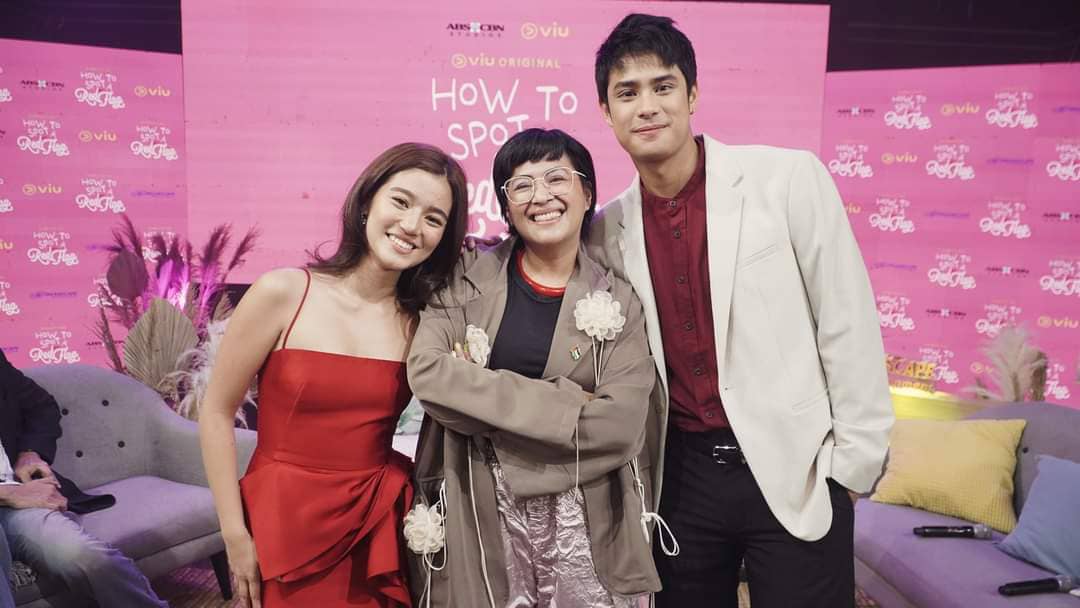 Belle mariano, director Dwein Baltazar and Donny Pangilinan.